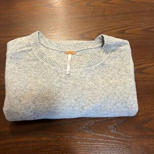 Free People Gray Crewneck Sweater